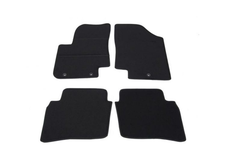 Auto tepisi platneni Hyundai i20, 2012>2014 (vozač-2 fiksatora, suv – 1 fiks.)