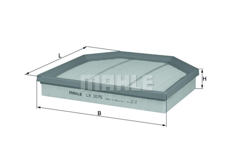MAHLE filter zraka LX 2075 BMW F30 11-> LIJEVI