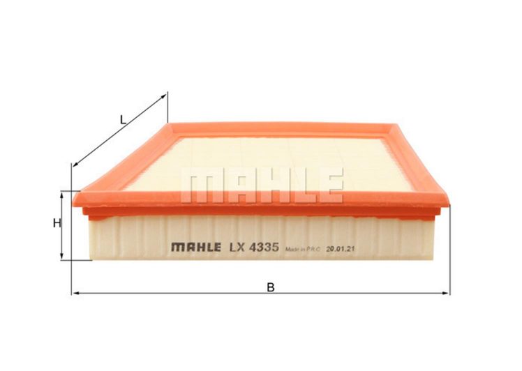 MAHLE filter zraka LX 4335 LAND ROVER DEFENDER 2.0 17->