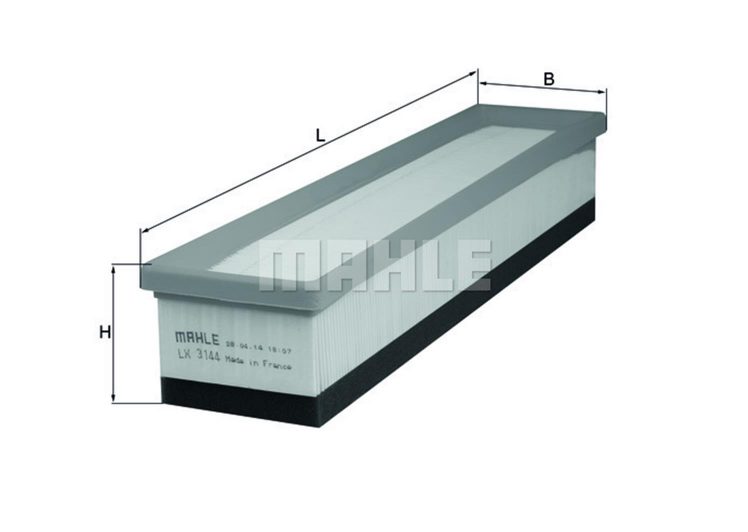 MAHLE filter zraka DACIA LX 3144 DUSTER 1.5 DCI 10->