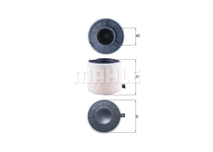 MAHLE filter zraka AUDI LX 4407 A4 2.0TDI 15->