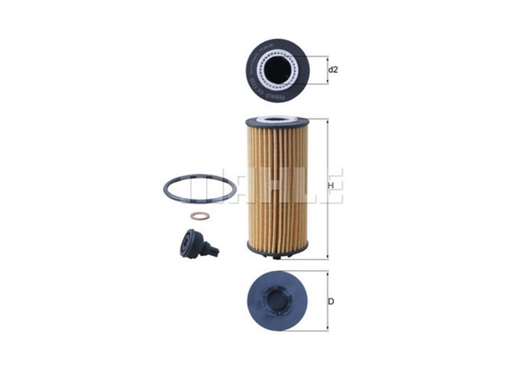 MAHLE filter ulja BMW OX 1238D X1 XDRIVE 18 D 14->