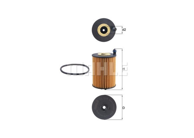 MAHLE filter ulja AUDI OX 1266D 30 TDI MILD HYBRID 19->