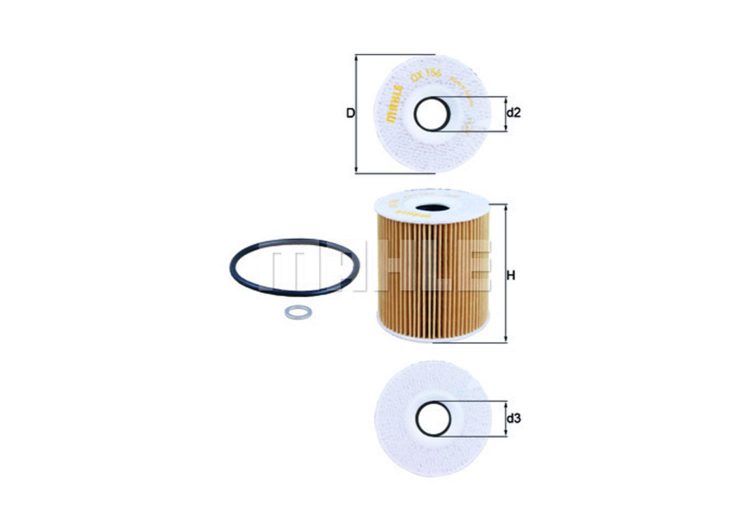 MAHLE filter ulja BMW OX 156D BMW 330D 99 ->
