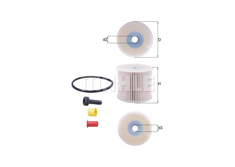 MAHLE filter nafte PEUGEOT KX 85D P-307,C-5,BERLINGO 2.0HDI 99->