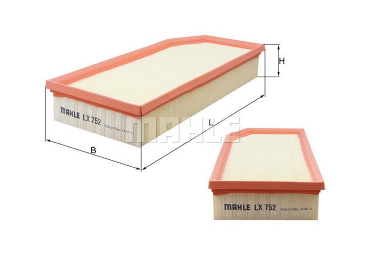 MAHLE filter zraka MB LX 752 MB C200 00->