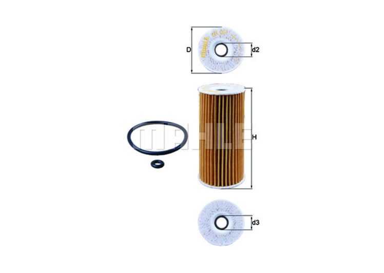 MAHLE filter ulja MB OX 201D MB A-160CDI 98 ->
