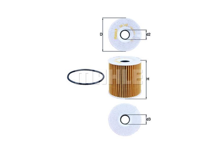 MAHLE filter ulja VOLVO OX 149D S40 1.6-1.8 97->