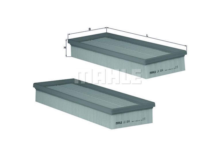 MAHLE filter zraka MB LX 804/S MB C240 W203 00-> X2KOM