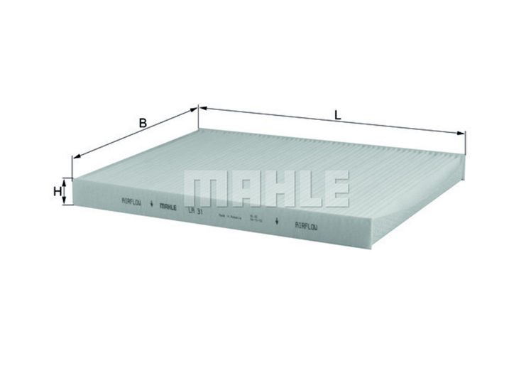 MAHLE filter kabine VW LA 31 GOLF 3,A-3 96->