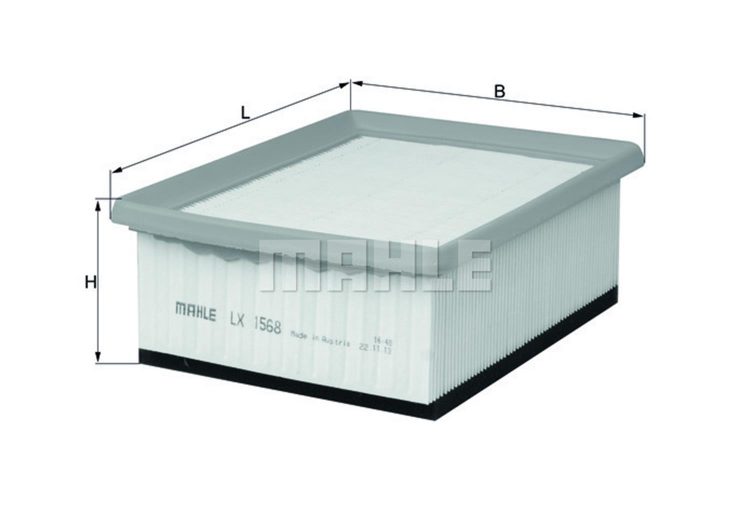 MAHLE filter zraka CITROEN LX 1568 BERLINGO 1.9D 99->
