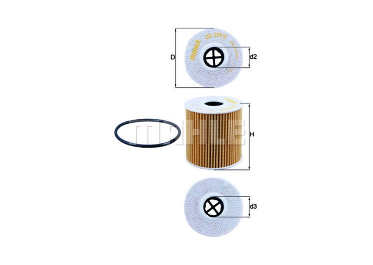 MAHLE filter ulja CITROEN OX 339/2D C-2,C-3,C-4,C-5,C-6 03->