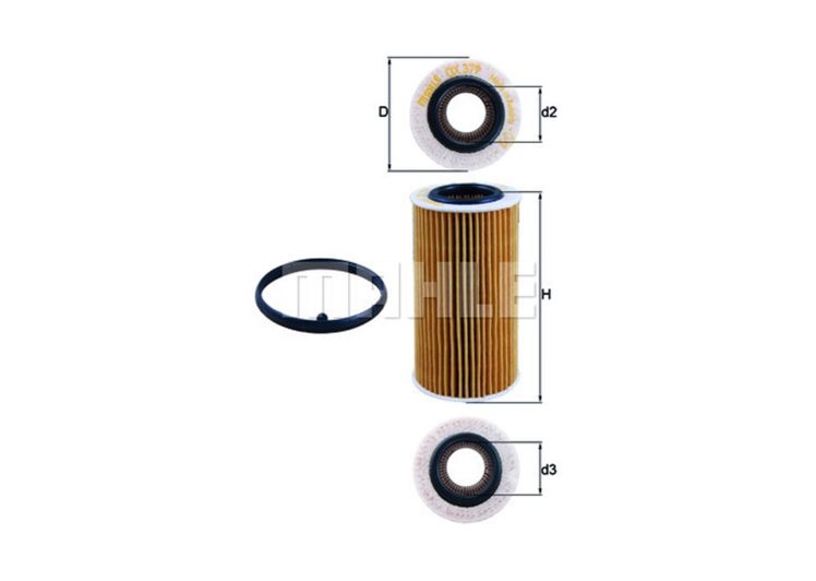 MAHLE filter ulja VW OX 379D GOLF V,OC TAVIA 2.0FSI 04->