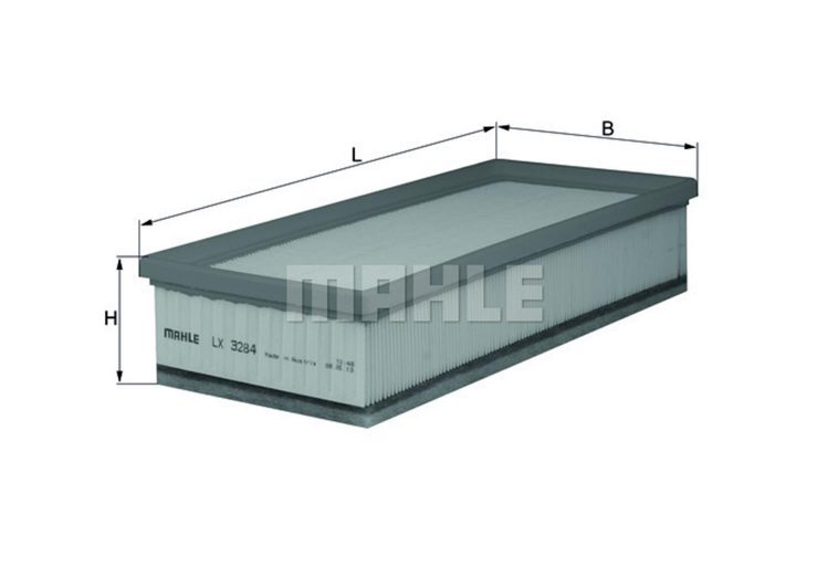 MAHLE filter zraka PEUGEOT LX 1618/LX 3284 P-407,C-5 2.0HDI 04-> VISINA 72 MM