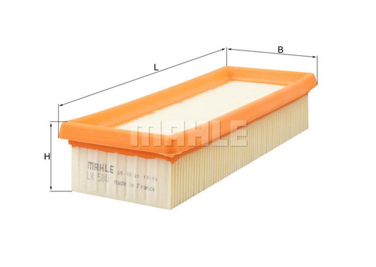 MAHLE filter zraka FIAT LX 580 PUNTO 1.2-> 99