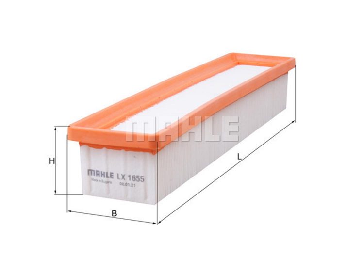 MAHLE filter zraka RENAULT LX 1655 CLIO III,MODUS 1.2 04->