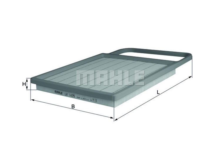MAHLE filter zraka VW LX 1475 POLO 1.2 02 ->