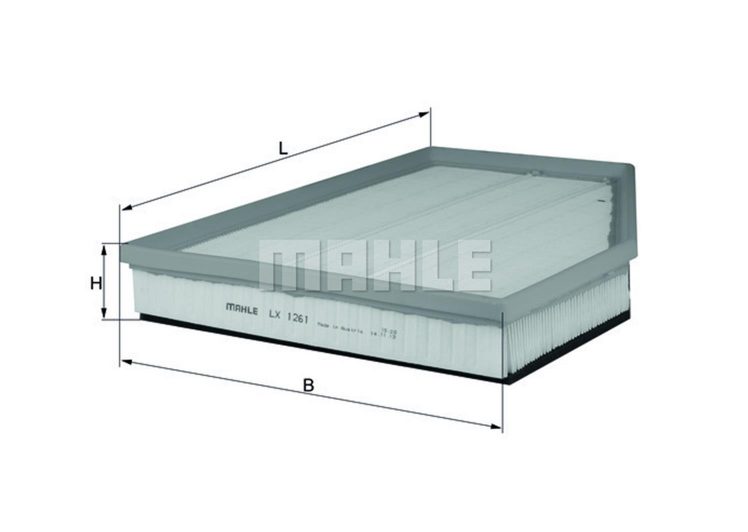 MAHLE filter zraka BMW LX 1261 E60 535D 04->