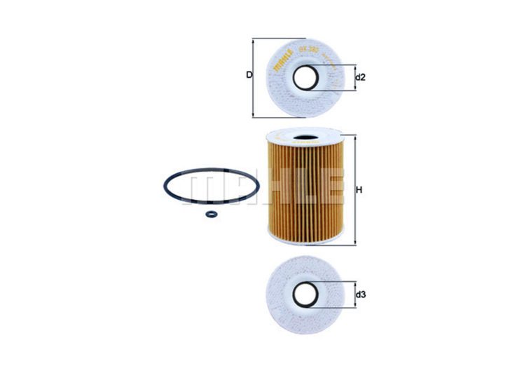 MAHLE filter ulja MB OX 380 MB-E 280,320CDI 05->