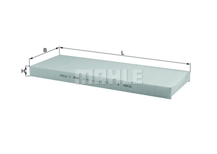 MAHLE filter kabine FORD LA 118 TRANSIT 2.0DI 00 ->