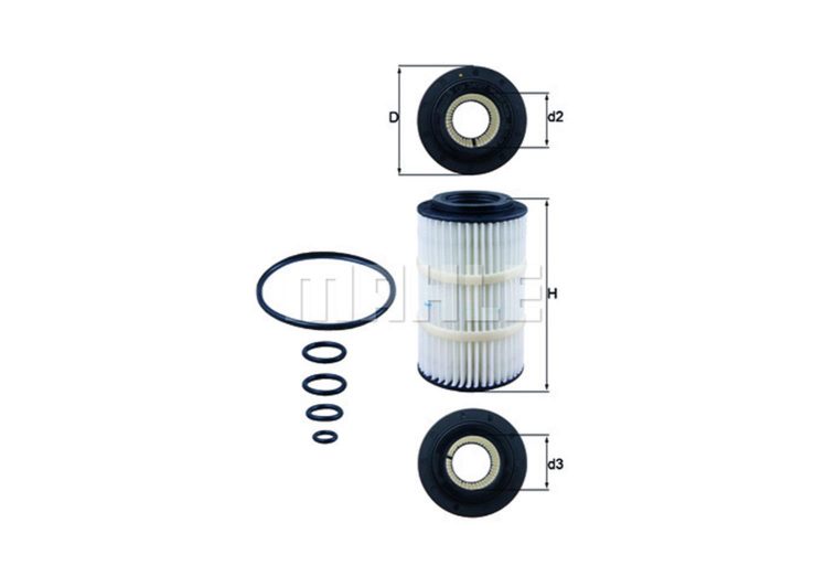 MAHLE filter ulja MB OX 345D/OX 345/7 C,E,M,R,S KLASA 350 05->