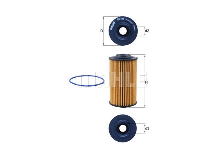 MAHLE filter ulja OPEL OX 399D VECTRA C 2.8,3.0 05->