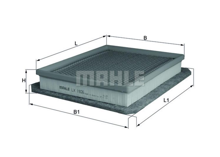 MAHLE filter zraka OPEL LX 1926 ASTRA H 1.9CDTI 04->
