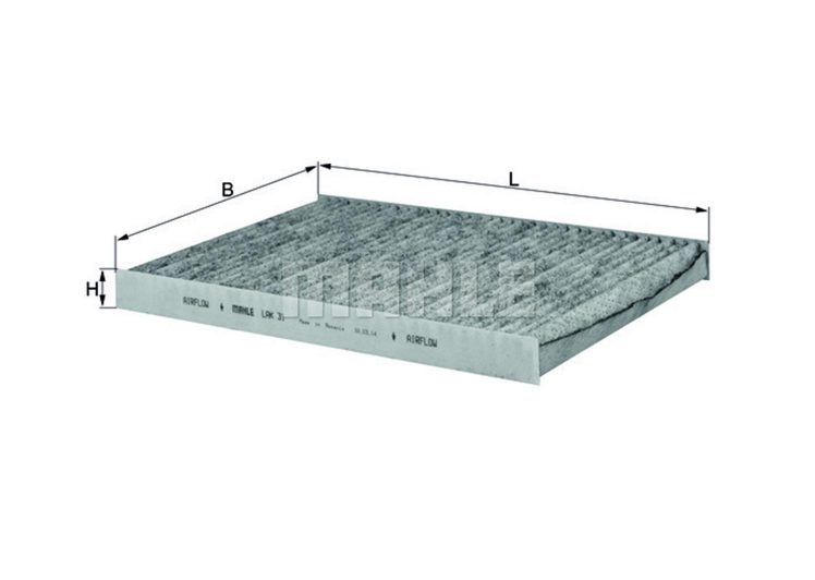 MAHLE filter kabine VW LAK 31 GOLF,PASSAT,VENTO,SEAT,A3 96-> , sa aktivnim ugljenom