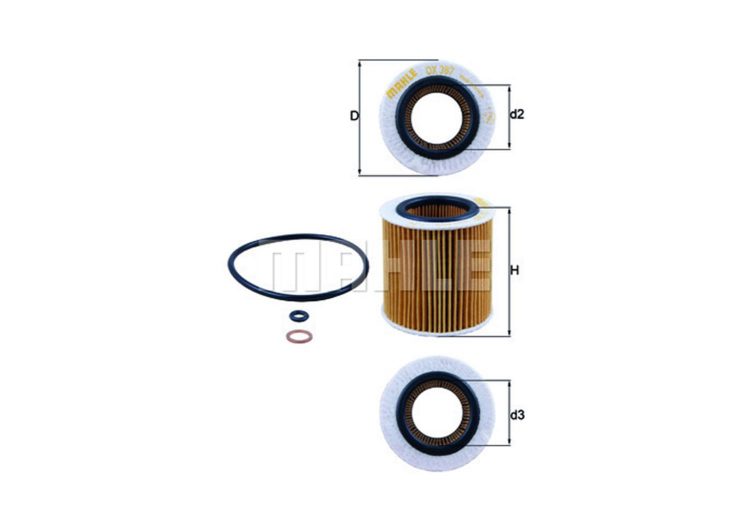 MAHLE filter ulja BMW OX 387D E90 325I 05->