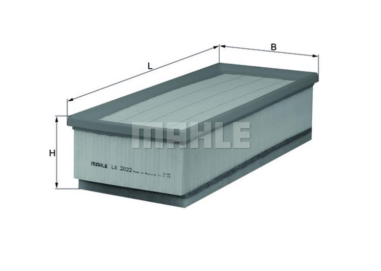 MAHLE filter zraka CITROEN LX 2022 JUMPY 2.0HDI 07->