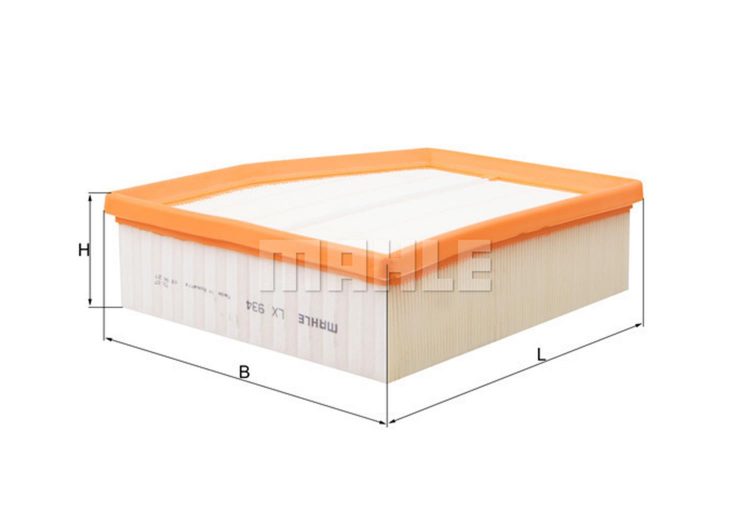 MAHLE filter zraka VW LX 934 PHAETON 3.2V6 02->