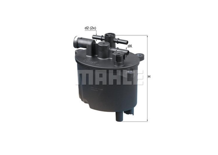 MAHLE filter nafte CITROEN KL 581 C-5,C-6 2.2HDI 06 ->