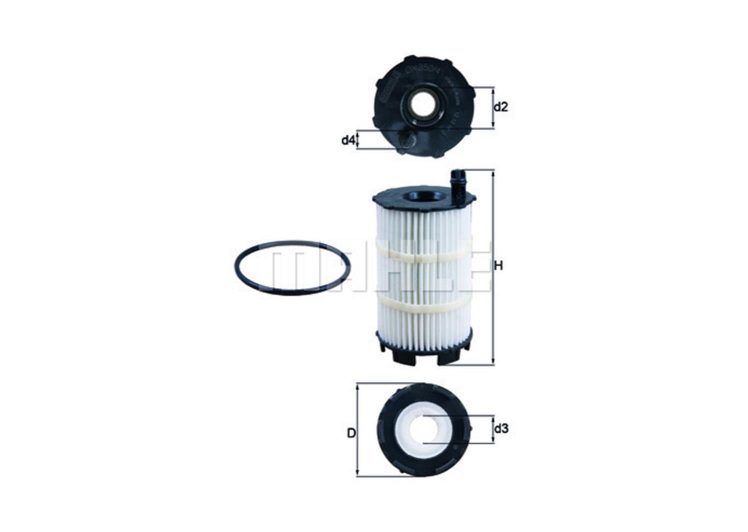 MAHLE filter ulja AUDI OX 350/4D Q7,TOUAREG 4.2FSI 06->