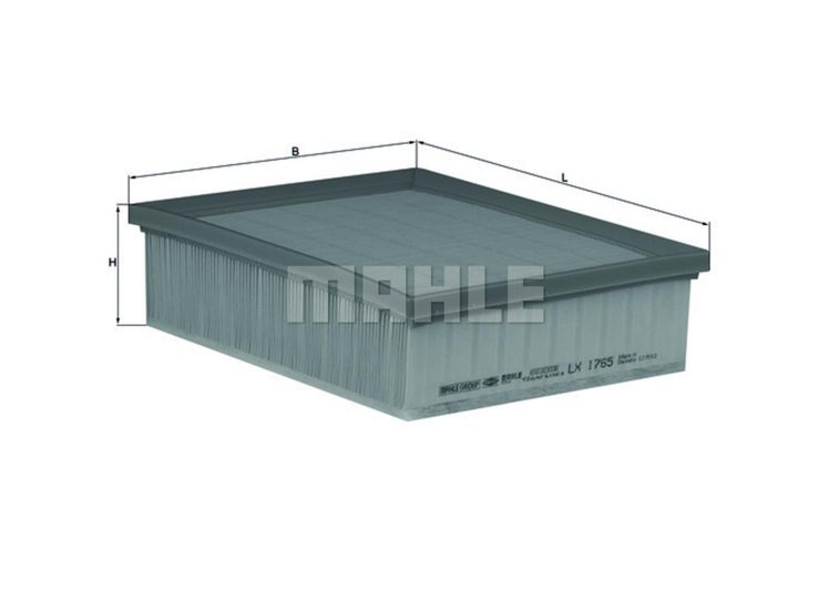 MAHLE filter zraka PEUGEOT LX 1765 P-307 2.0 16V 05-> ,C-4 2.0 16V 04->