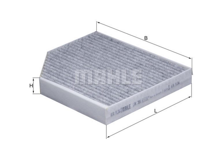 MAHLE filter kabine AUDI LAK 386 A-4,A-5 2.0TDI 08-> , sa aktivnim ugljenom