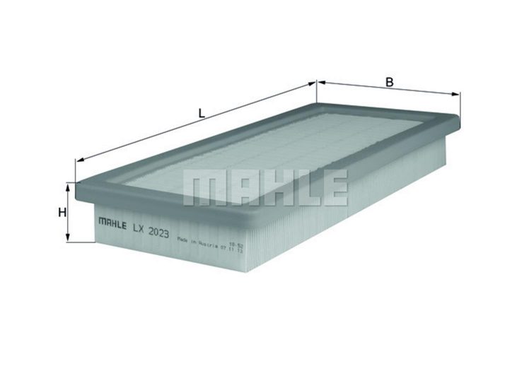 MAHLE filter zraka PEUGEOT LX 2023 P-207,P-308 1.4 16V 07-> ,C-4 1.4 16V 08->