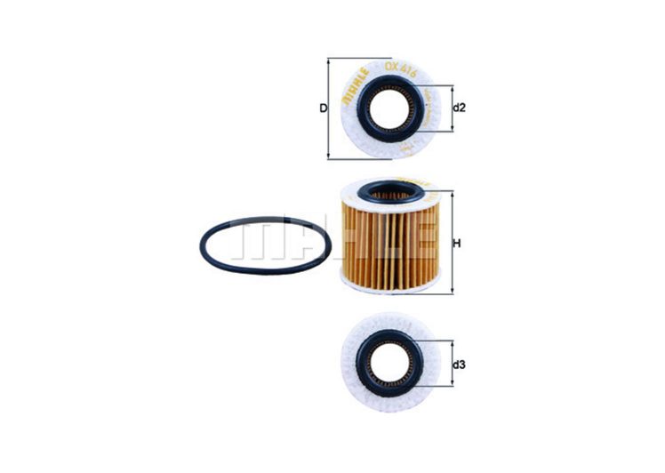 MAHLE filter ulja TOYOTA OX 416D1 AVENSIS,YARIS,RAV 4 1.6-2.0 08->