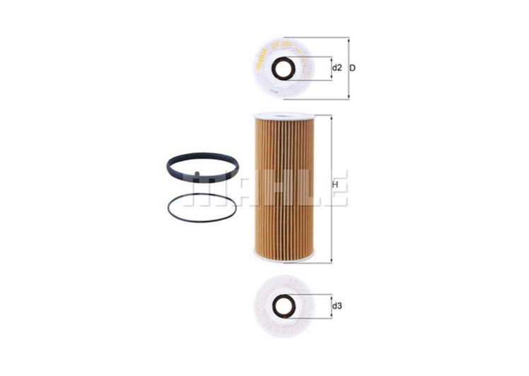 MAHLE filter ulja AUDI OX 381 A-4,A-5,A-6,A-8,Q5 2.4-3.2 FSI 04->