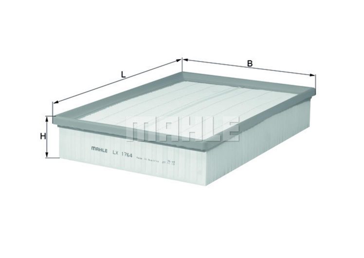 MAHLE filter zraka LAND ROVER LX 1764 DISCOVERY III,RANGE ROVER 2.7-3.6TD,4.2-4.4 04->