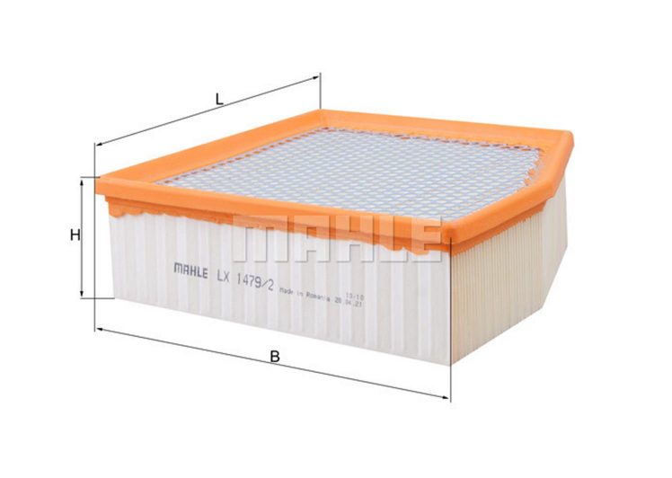 MAHLE filter zraka VW LX 1479/LX 1479/2 PHAETON 3.0TDI 04->
