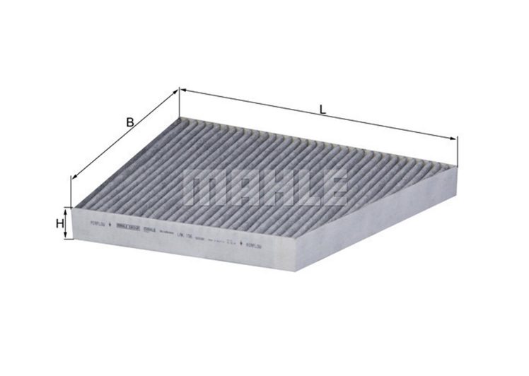 MAHLE filter kabine MB LAK 156 E KLASA W211,CLS 02-> , sa aktivnim ugljenom