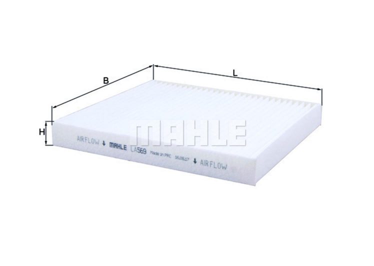 MAHLE filter kabine JEEP LA 569 COMPASS 2.0CRD 06->
