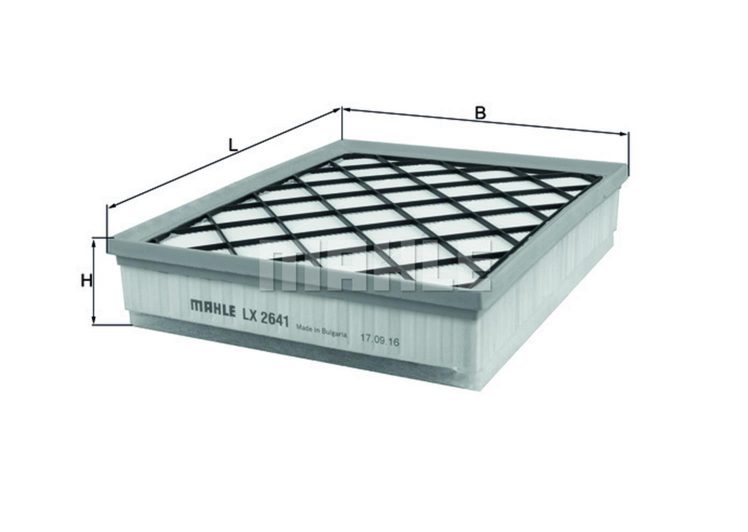 MAHLE filter zraka BMW LX 2641 X-5,X-6 3.0-3.5D 07->