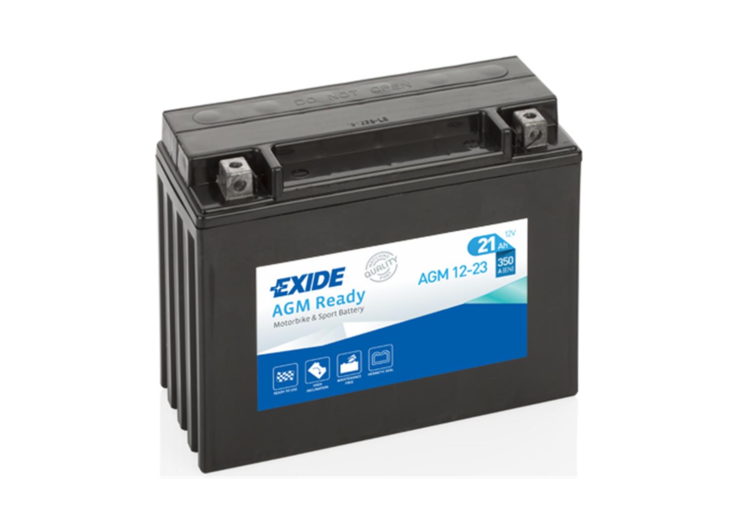 Batería Exide AGM Moto AGM12-12M 12V 12Ah