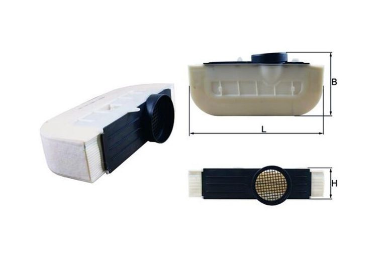 MAHLE filter zraka AUDI LX3294/4 Q7 SQ7 TDI QUATTRO 16->